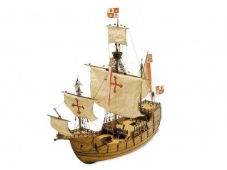 Maquette bateau Santa Maria en location, accessoire déco thématique corsaire, livraison partout en France, Rennes Nancy