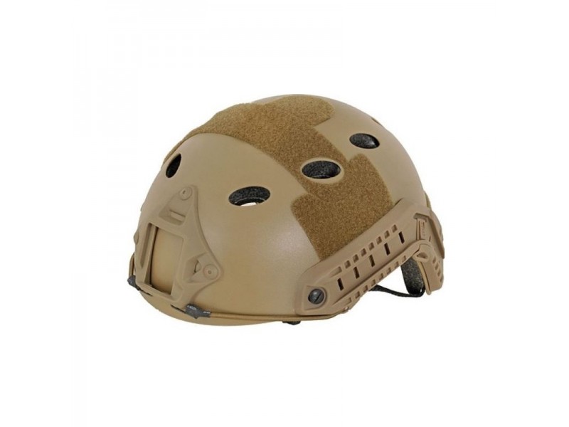 Casque tactique Fast PJ Tan Desert : protection optimale pour missions en terrains hostiles, avec livraison rapide.